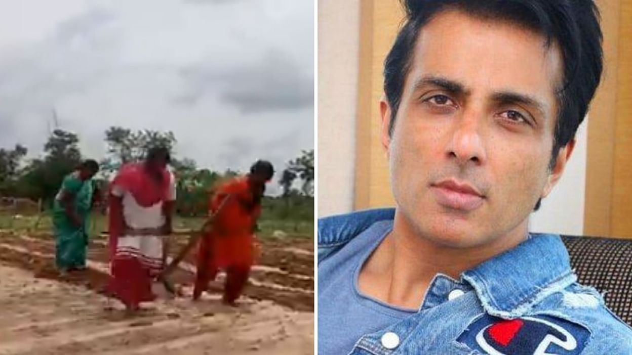 छोरीलाई जोताउने किसानलाई सोनुको सहयोग