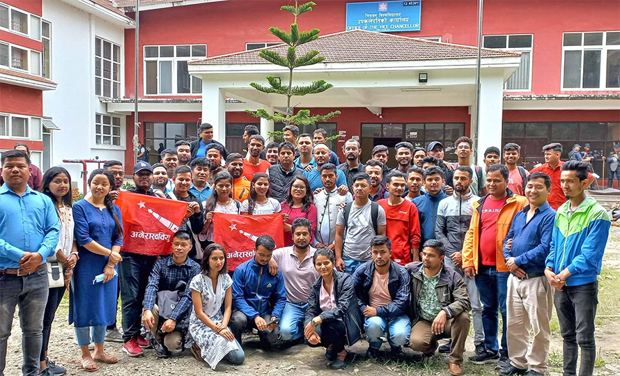 त्रिवि उपकुलपतिको कार्यालयको ताला ५ महिनापछि खुल्यो