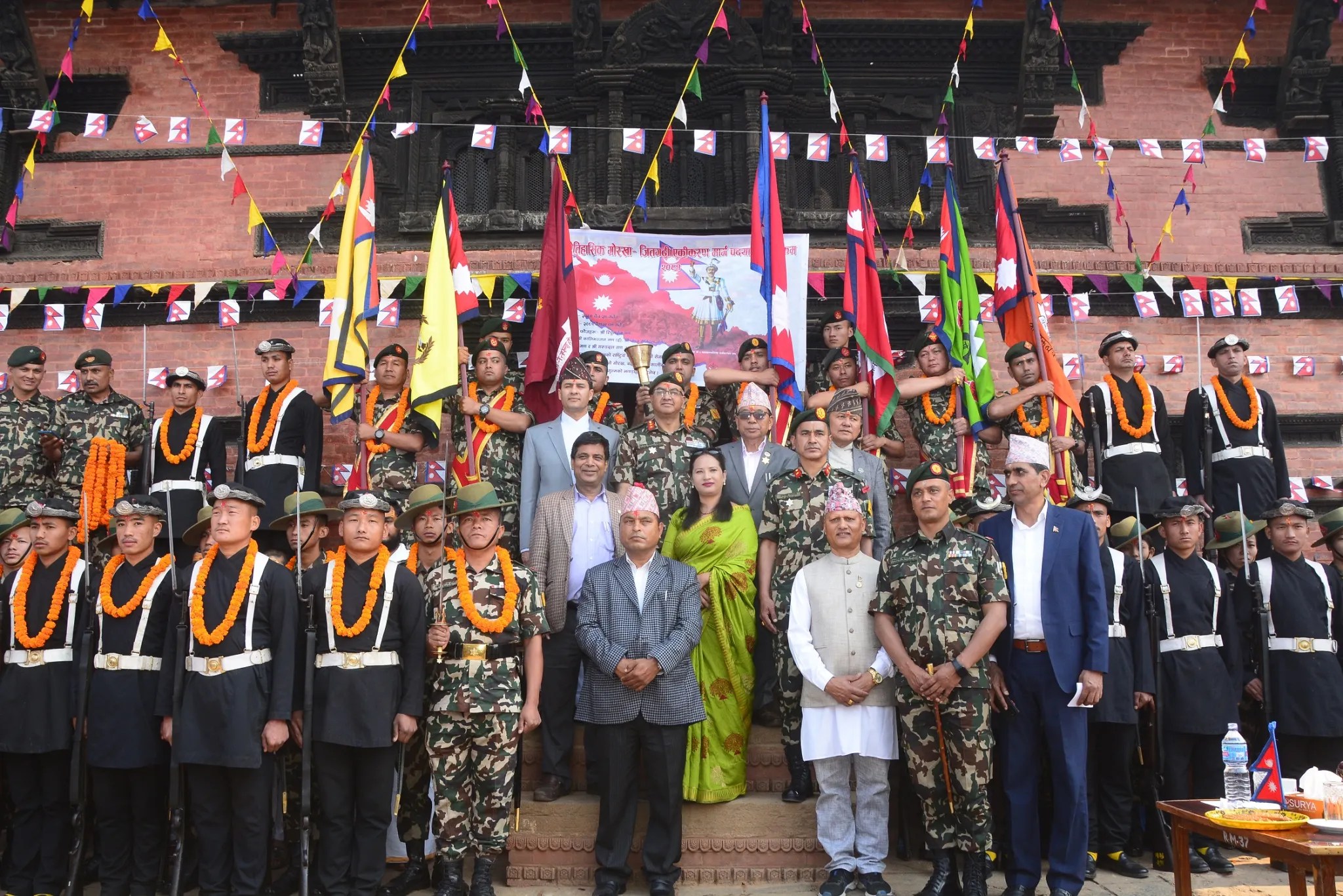 गोरखा-जितगढी पदयात्रा टोलीलाई तनहुँमा भव्य स्वागत